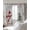 Gray, variant on Teal Snowman Christmas Blackout Curtains for Bedroom/Living Room, Thermal Insulated Kitchen Curtains, Xmas Tree Coastal Snowflake Starfish Grommet Darkening Window Treatment Drapes 42"x84"x2