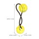 thumbnail image 3 of 20 unidades de cintas elásticas para el pelo para niños, con doble bola, para decoración., 3 of 8