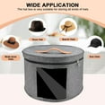 thumbnail image 2 of Organizador de sombreros portátil, Caja de almacenamiento para mujeres y hombres, Funda para sombreros de viaje, 2 of 4