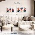 thumbnail image 4 of Elephant Stock Watercolor Blotches Wall Art - Horizontal Canvas Wall Art - Living Room Wall Decor - Abstract Canvas - Orange And Red Decor - 30" x 20", 4 of 8