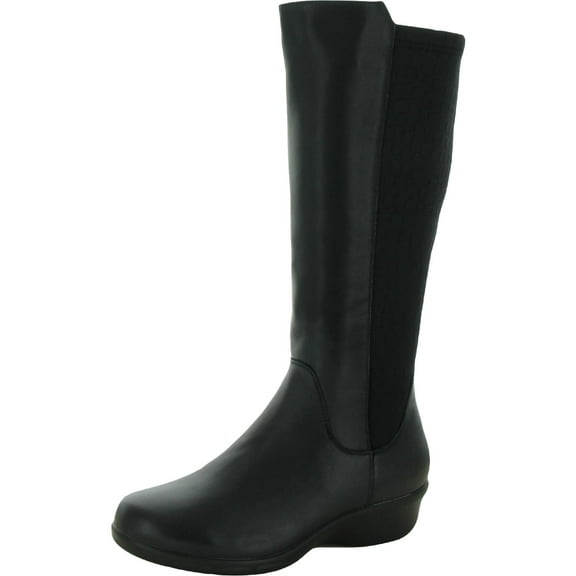Propet Womens West Leather Tall Knee-High Boots