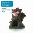 thumbnail image 7 of 3.5 Gallon Aquarium Decor Set, Eco-Friendly Resin Wood Barrel Ornament with 4 Artificial Plants (12x12x13.9cm) for Fish Tank, 7 of 7