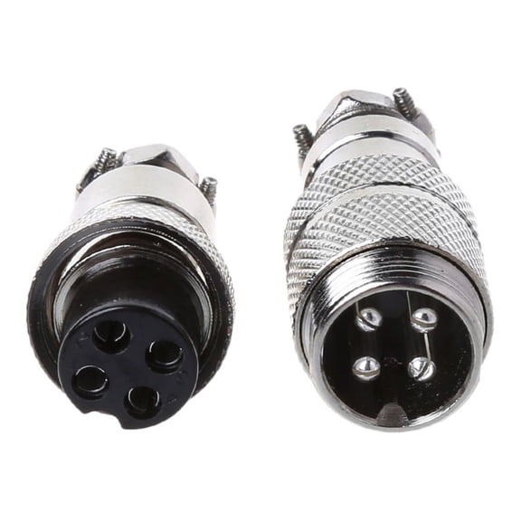 Gx16 Butting Aviation Male Connector Female Plug 2/3/4/5/6/7/8 Pin