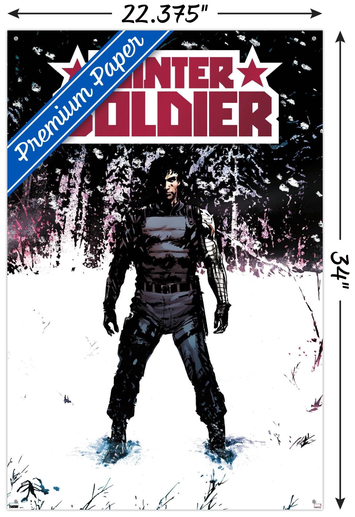 Marvel Comics - Winter Soldier - Winter Soldier #1 Wall Poster with Pushpins, 22.375" x 34"