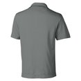 thumbnail image 3 of Men's Cutter & Buck Gray New Hampshire Fisher Cats DryTec Genre Textured Solid Polo, 3 of 3
