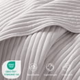 thumbnail image 6 of Exclusivo Mezcla Twin Quilt Bedding Set, Stripe Stitching Light Grey Quilts Twin Size for All Seasons, Soft Lightweight Microfiber Bedspreads Coverlets Bed Cover, 68"x88", 6 of 6