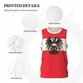 thumbnail image 4 of Austria Flag Men Basketball Sports Jersey Running Fitness Multifunction Sleeveless tshirt Exclusive Custom Name Nunber, 4 of 10