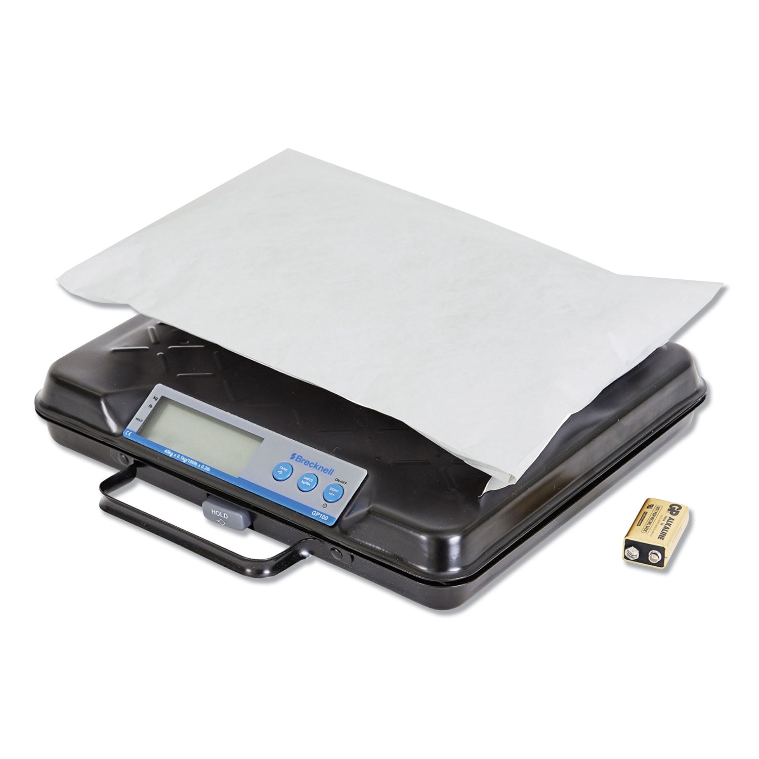 Salter Brecknell Portable Electronic Utility Bench Scale, 100lb Capacity, 12 X 10 Platform
