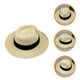 thumbnail image 2 of KAKOWELY Sombrero de playa para mujer, sombrero de paja de ala ancha, sombrero de playa para el sol, sombrero de verano para mujer, 2 of 4