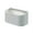 Grey, variant on Hanging Mini Trash Can for Kitchen, Bedroom & Bathroom - Thick Plastic & Rubber, Large Space, Wall Mounted, Easy to Use