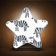 thumbnail image 3 of Star Shaped Energy Saving Night Light Living Room Night Light, Bedroom Night Light, Corridor Night Light, Study Night Light Black Zebra, 3 of 6