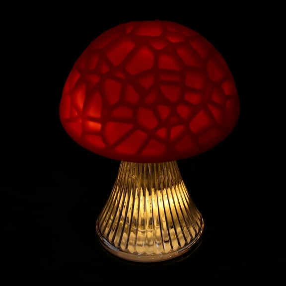 FRCOLOR  Decorative Furniture Night Light Candle Mushroom Small Table Lamp