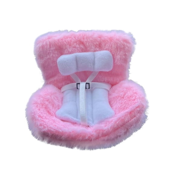 Car Seat For Dolls With Soft Furry Cushion Clip And Desktop Stand Cute And Functional Car Ornament For Fans And Doll Collectors(2)