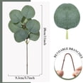 thumbnail image 3 of Artificial Green Plants Faux Greenery Plants Artificial Potted Plants Low Maintenance Realistic Faux Plants Artificial Greenery Plants Home Living Decoration Plants 11 Inch (1Pcs), 3 of 5
