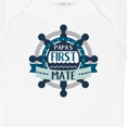 thumbnail image 4 of Inktastic Papa's First Mate Boys or Girls Baby Bodysuit, 4 of 5