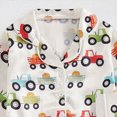thumbnail image 4 of CAUYDY Infant Boy Clothes Newborn Pjs Fall Winter Long Sleeved Top and Elastic Waist Pants 2PCS Comfy Set Baby Outfits for Boys 12M 18M 24M 1T 2T Sizes 1-2 Years,Sky Blue, 4 of 5