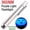 sliver, variant on Lunxisen 1 Pcs 365NM UV Black Light Flashlight for Pet Urine Detection, Leak Inspection, Scorpion Hunting, and Authenticating Currency