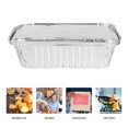 thumbnail image 3 of Disposable Barbecue Pan with Lids for Storage Use Made from Aluminum Foil 20pcs, 3 of 8