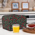 thumbnail image 5 of KLL Strawberry Print 4 Slice Toaster Dust Covers Kitchen Small Appliance Cover with 2 Pockets,Can hold Jam Spreader Knife & Toaster Tongs (12.4 x 10.6 x 8.2), 5 of 6