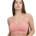 thumbnail image 4 of Coobie Women's Lace Lover Bra 9140, Seamless Wireless Bralette with Lace Trim, 4 of 8