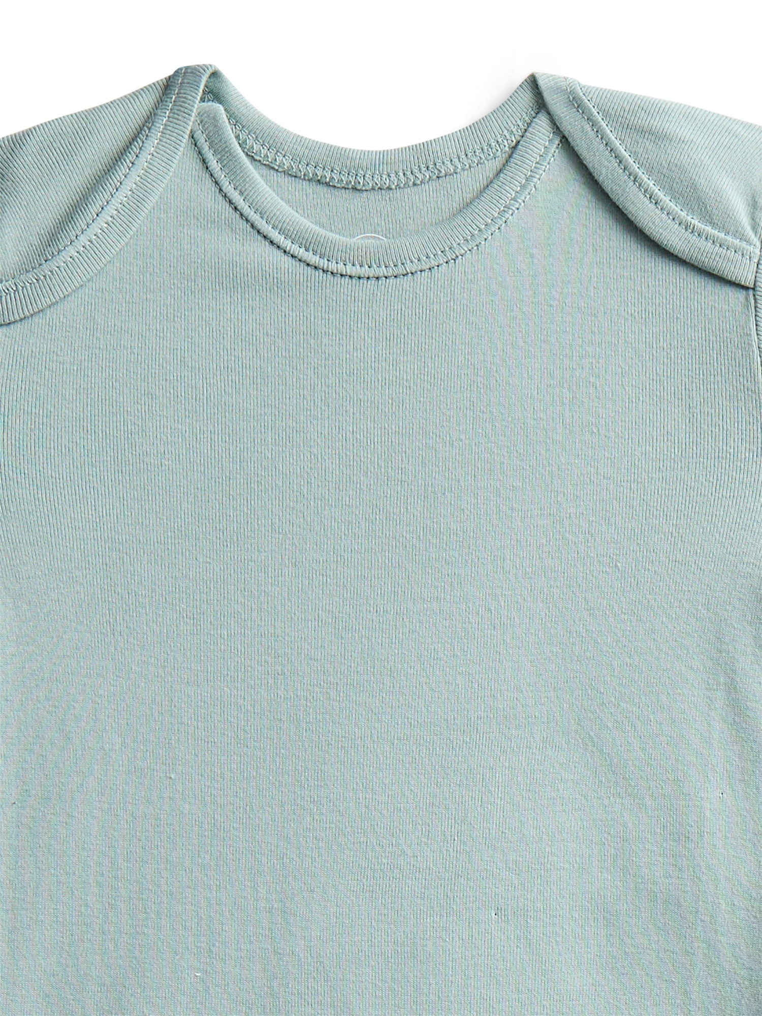 Wonder Nation Baby Boys Bodysuit with Short Sleeves, 3-Pack, Sizes 0-24M