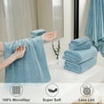thumbnail image 2 of Beartech 4 Pack Bath Towel Set 35"x70", Oversized Bathroom Towel Soft Plush Bath Sheet 600GSM Microfibers Extra Large & Less Lint Towels Highly Absorbent Quick Dry Towels Hotel Shower Towel, 2 of 6