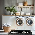 thumbnail image 3 of Laundry Room Rug Runner, 20"x47" Non Slip Laundry Rugs, Black Farmhouse Washable Floor Laundry Mats for Laundry Room, Mudroom, Kitchen, Washroom, Bathroom, Hallway Area Rugs Decor, 3 of 7