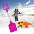 thumbnail image 2 of 1PC Boy and Girl 's Snow Shovel Boy and Girl 's Beach Shovel with Wooden Handle, 2 of 6