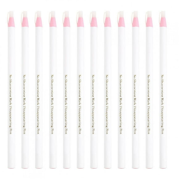Crayon Effaçable, 12 Pcs/Pack Marqueur de Couture Invisible pour Crayon de Créateur de Robe Performance Inégalée