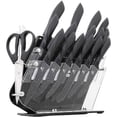 thumbnail image 1 of Ceramic Coated Knife Block Set with 16Pcs Kitchen Knives, 1 of 5