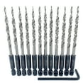 FTG USA Replacement Tapered Countersink Drill Bit Set 12 Pc Bit (8) 11