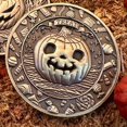 thumbnail image 4 of Moneda de Truco o Trato, Monedas de Halloween con Calabazas, Decoraciones Festivas de Truco o Trato y Favores de Fiesta Halloween,1 Piezas, 4 of 5