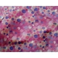 thumbnail image 4 of oneOone Silk Tabby Pink Fabric Texture & Colorful Dots Sewing Craft Projects Fabric Prints By Yard 42 Inch Wide, 4 of 4
