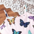 thumbnail image 5 of Toddler Girl Dress Bowknot Butterfly Summer Casual Dresses Little Kid Clothes 5T (Butterfly-309), 5 of 6