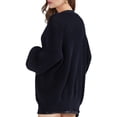 thumbnail image 4 of QUALFORT Women’s 100% Cotton Button-Front Oversized Cardigan Sweater, 4 of 4