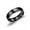 Black, variant on His Queen and Her King Couple Rings Stainless Steel Promise Rings for Him and Her Matching Anniversary Bands 6mm Width Black and Silver