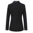 thumbnail image 3 of Yynuda Ensemble 2 Pcs pour Femme, Revers Châle, Tenue Formelle de Bureau, Tailleur Ajusté pour Affaires (blazer + Pantalon), 3 of 3