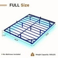 thumbnail image 6 of Floating Bed Frame Full Size Metal Platform Bed with LED Lights for Bedroom,No Box Spring Needed,Black, 6 of 7