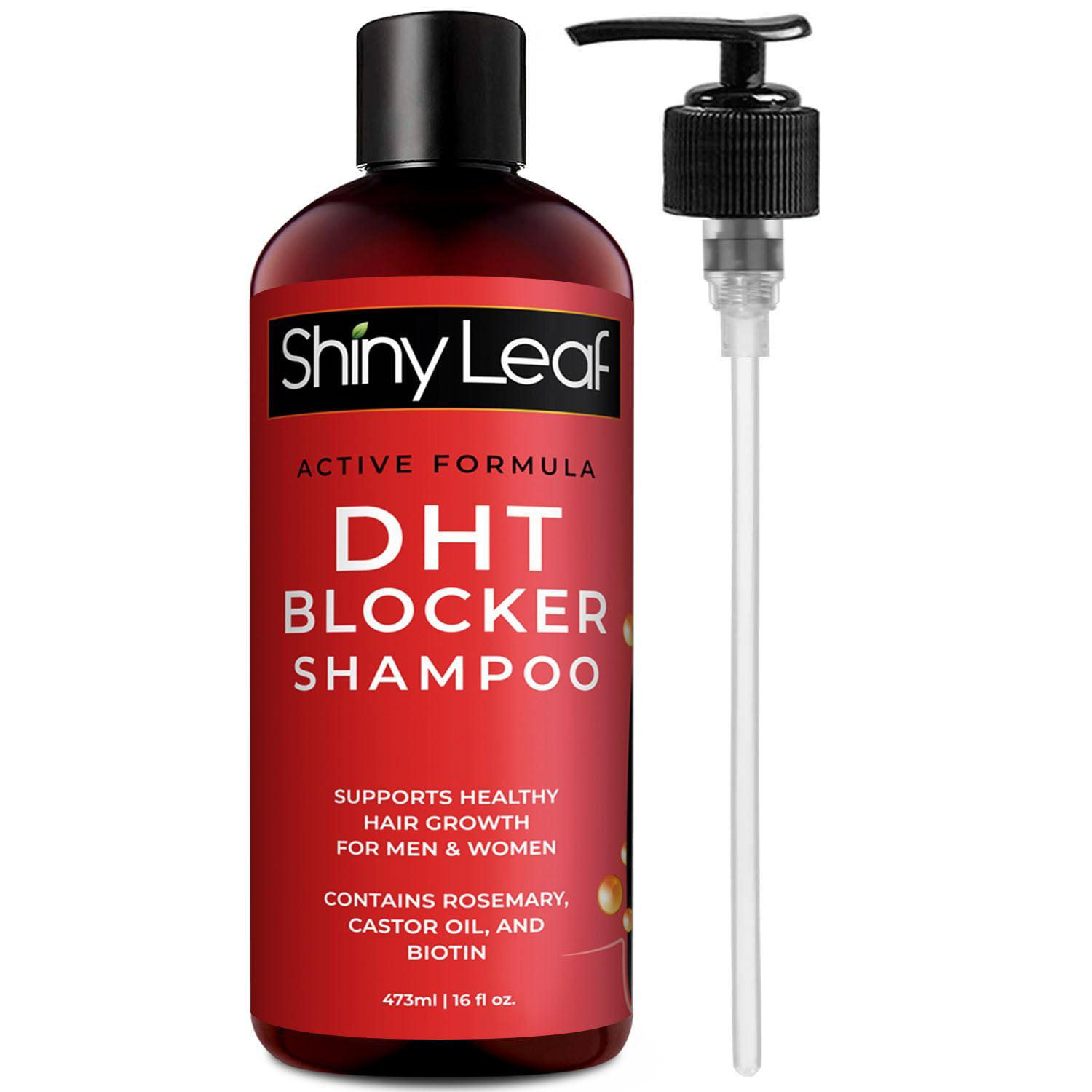 Dht Blocker Shampoo For Hair Loss With Biotin Sulfate And Paraben Free Active Formula 16 Oz Shiny Leaf Walmart Com Walmart Com