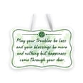 thumbnail image 1 of Lifesong Milestones Inspirational Irish Ribbon Wall Sign 8x12in - May Your Trouble Be Less, 1 of 8
