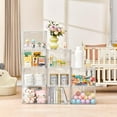 thumbnail image 3 of Stackable Storage Bins, Clear Acrylic Display Case, 9-Pack Acrylic Boxes with Lids, Clear Storage Containers Storage for Handbags, Collectibles & Figures, 3 of 13