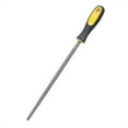 thumbnail image 3 of 10in Round Mill Steel File Rasp, Handle, Sharpening Tool for Metal Leather Projects,Steel File with Ergonomic Handle,Narrow Files for Holes, Cambered, 3 of 7