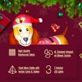 thumbnail image 5 of 5 FT Long Inflatable Christmas Decoration Weiner Dog, LED Lights, New Design Holiday Yard Inflatable Décor for 2021, 5 of 8