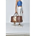 thumbnail image 2 of Sac de Voyage Weekender Cabine avec Fourrure de Vache Naturelle en Cuir Véritable, 2 of 8