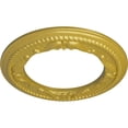 thumbnail image 3 of Ekena Millwork 12 1/4"OD x 7 1/2"ID x 7/8"P Roped Medway Ceiling Medallion (Fits Canopies up to 7 1/2"), Hand-Painted Rich Gold, 3 of 6