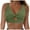 #1_Army Green, variant on Women's Cropped StrapCore Tankini Top - 2025 Twist Cut Out Bikini with Adjustable Padded Support for Large Bust, Beach Swimwear