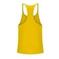 thumbnail image 4 of VBTAPA Men's Stringer Tank Tops Muscule Cut Bodybuilding Gym Vest Y-Back Workout Sleeveless T-Shirt Yellow XXXXL, 4 of 6