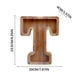 thumbnail image 5 of Caja de billetes de madera con fachada de cristal transparente • Caja de ahorro en letras inglesas • Construcción de madera natural • Banco decorativo de monedas de una sola pieza, 5 of 6