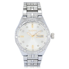 Elgin Adult Male Full Automatic Watch with Rose Arabic Dial