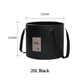 thumbnail image 5 of Cubo Plegable Portátil Cubo Lavado Plegable para El Al Aire Libre (negro L), 5 of 9